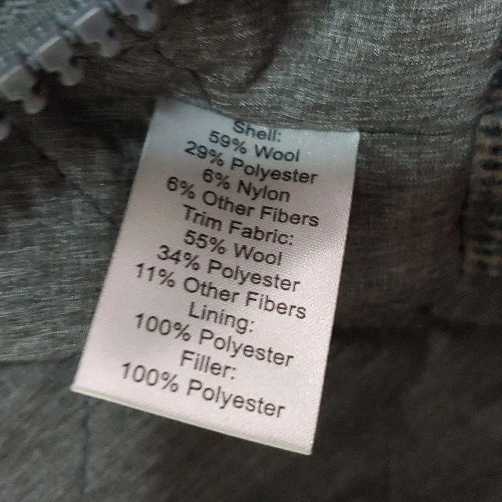 Jos. A. Bank Gray Reserve Coat Gray Wool Blend Layered Sport Men's Size XL